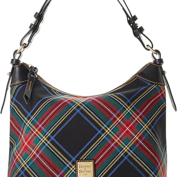 NWT Tartan/Plaid Erica Dooney & Bourke purse PLUS matching coin purse - Picture 7 of 10